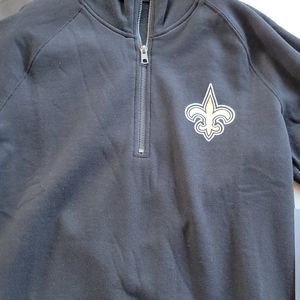 Woman's Fleece 1/4 zip New Orleans Saints Football